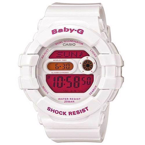 Image of Baby-G hvid resin med stål quartz multifunktion Dame ur fra Casio, BGD-140-7BER